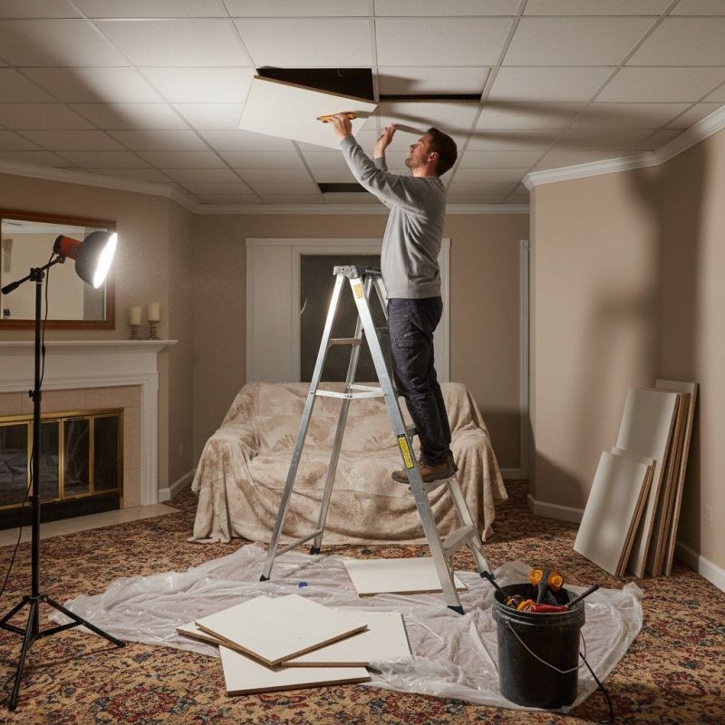 Suspended Ceiling Repair in Arvada, CO